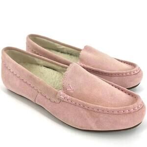 Vionic Women's Pink Suede Slippers Size 5 New Without Tags